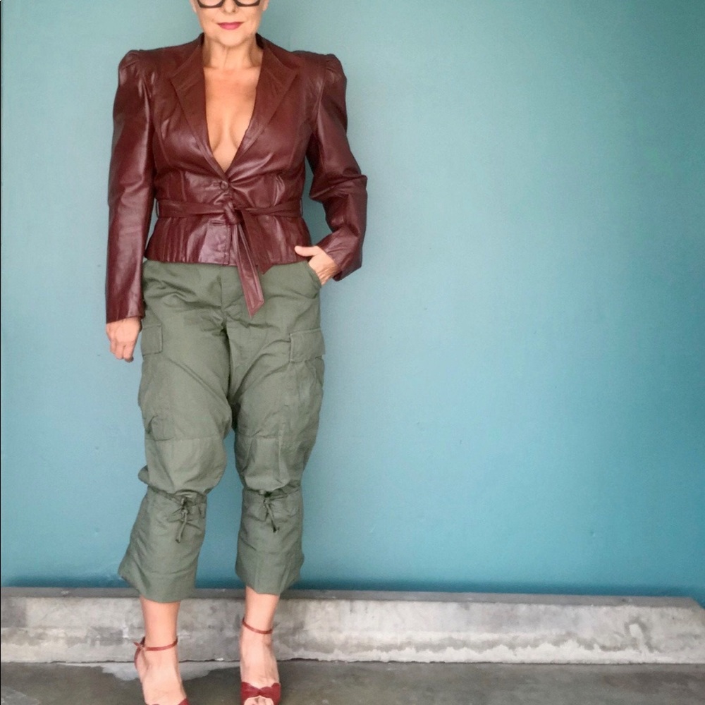 Leather jacket